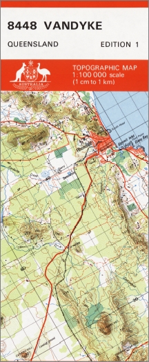 Vandyke 1-100,000 Topo Map 8448 QLD GA