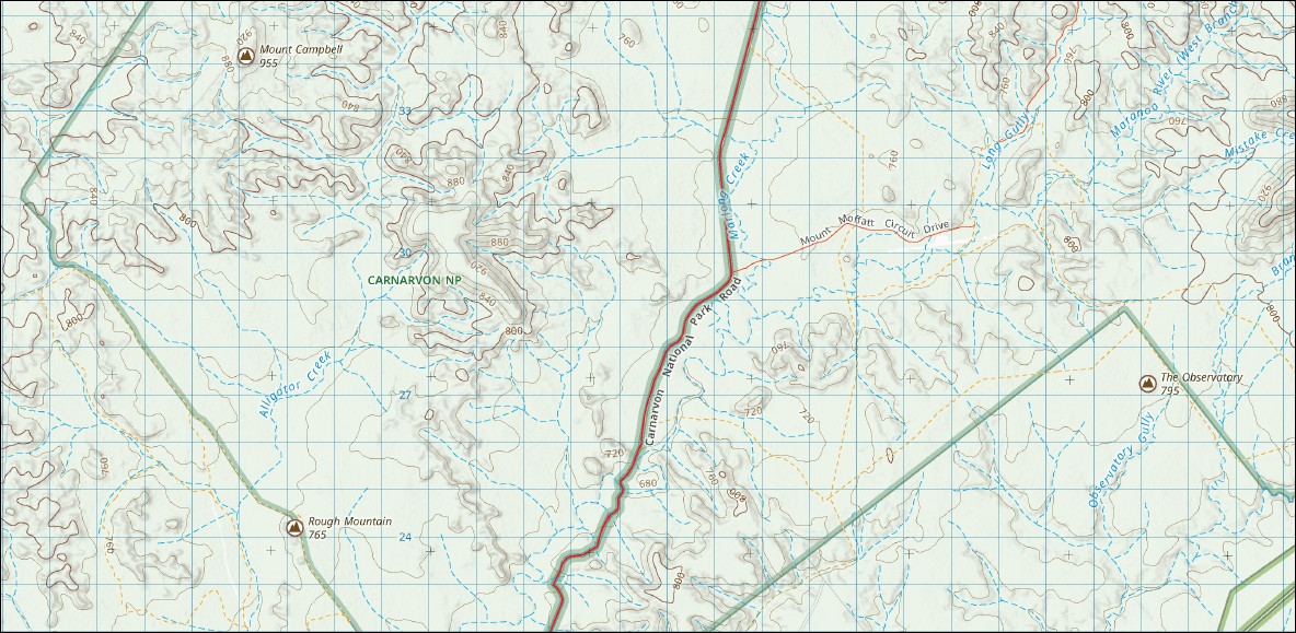 Warrong 1-100,000 Topographic Map 8447 QLD - Image 2