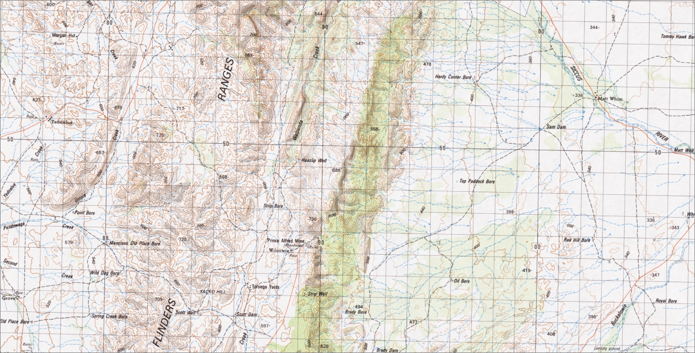 Carrieton 1-100,000 Topo Map 6633 GA - Image 2