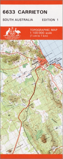 Carrieton 1-100,000 Topo Map 6633 GA