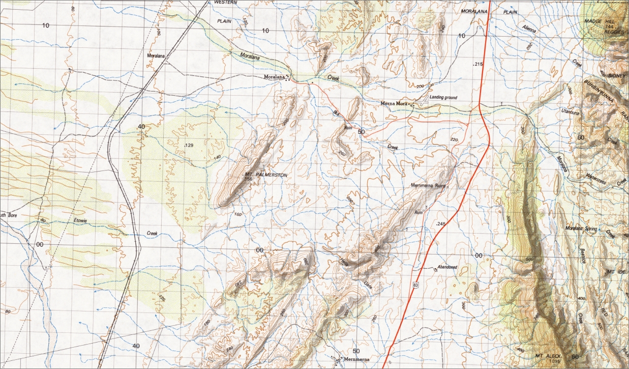 Hawker 1-100,000 Topo Map 6534 GA - Image 2
