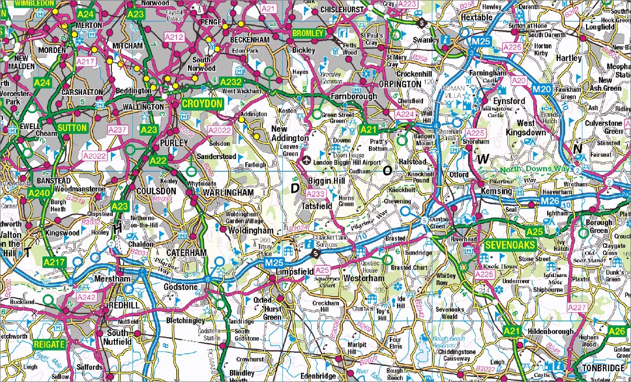 London M25 Poster London Heathrow and Windsor - Image 3