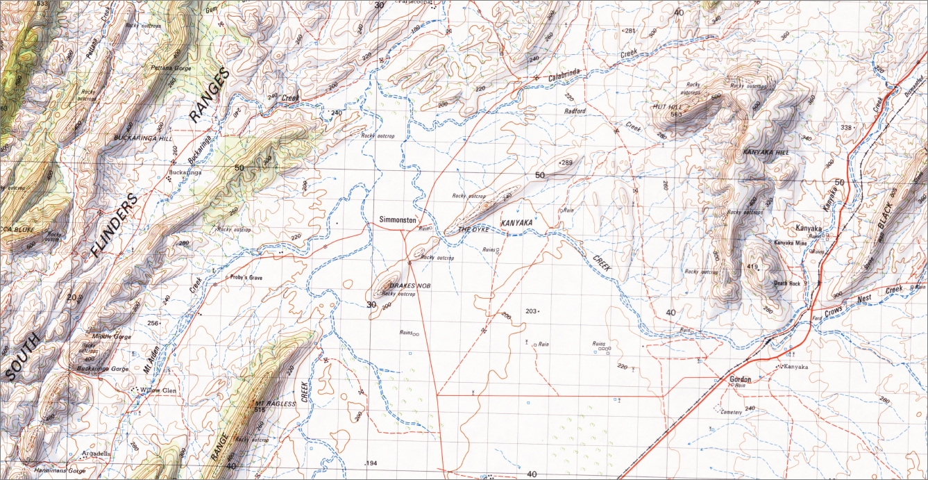 Quorn 1-100,000 Topo Map 6533 GA - Image 2