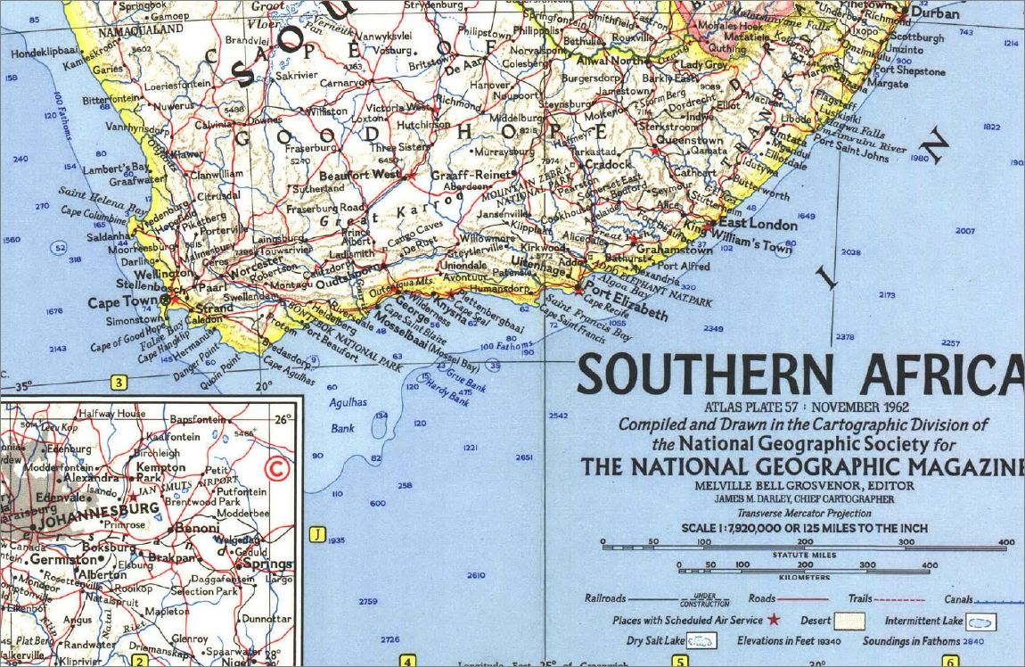 Southern Africa 1962 Edition National Geographic - Image 4