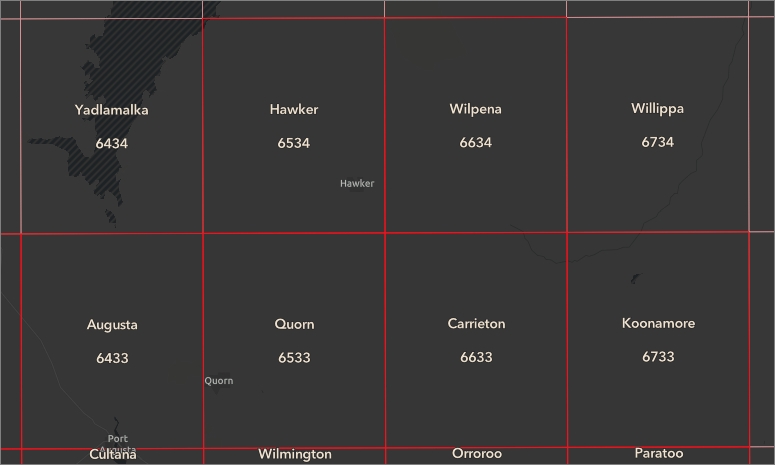 Wilpena 1-100,000 Topo Map 6634 GA - Image 4